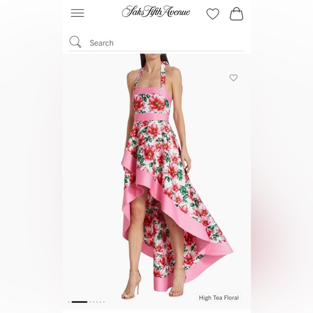 Alice and Olivia Florence Halter Dress